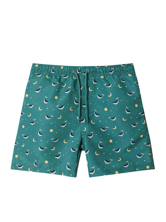Tutete 5 Years Teal Whale Kids Swimwear Swim Shorts Teal Whale