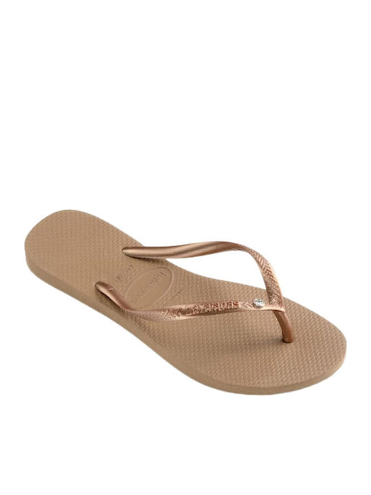 Havaianas Slim Damen Zehentrenner in Braun Farbe