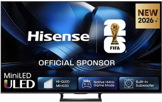 Hisense Смарт Телевизор 50" 4K UHD Mini LED U7SE HDR (2026) 50U7SE