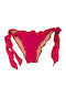 Bikinihosen Brasil mit Schnürung Fuchsie