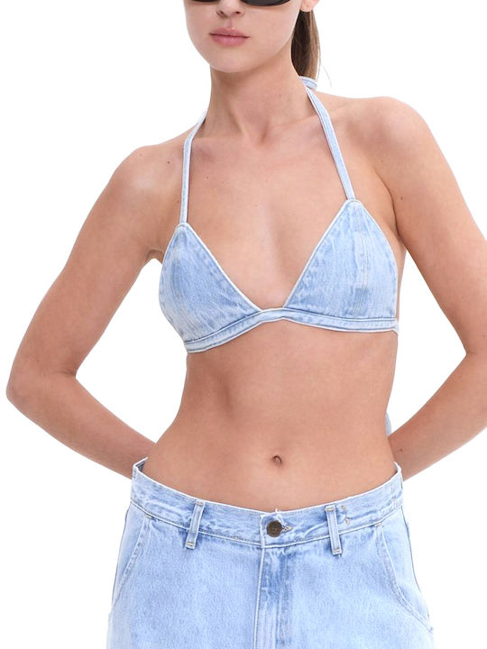 Sac & Co Bikini Τριγωνάκι Σιελ