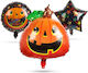 Set 5 Baloane Stele Folie Portocalii Jumbo 60 cm
