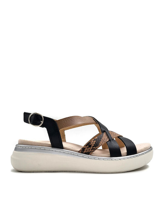 Anatomic Summer Women's Black Platform Sandal