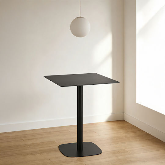 Quadra Τετράγωνο Κουζίνας Μαυρο 60x60x74εκ. Quadra Τετράγωνο Κουζίνας Μαυρο 60x60x74εκ.