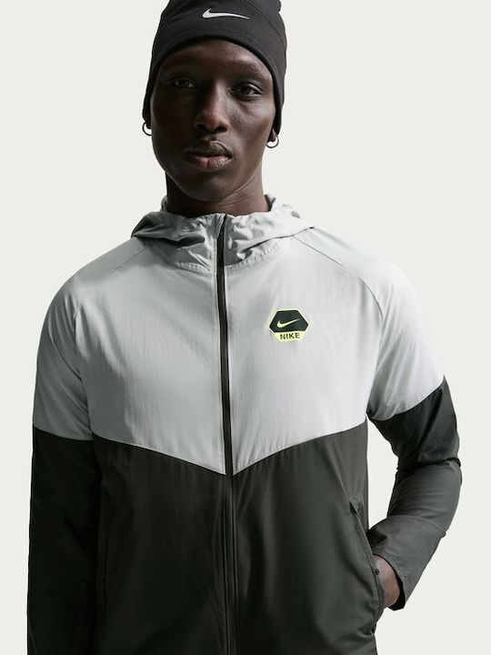 Sportswear City Side Ανδρική Ζακέτα Γκρι