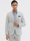 Men’s Suit Jacket with Slim Fit Light Gray