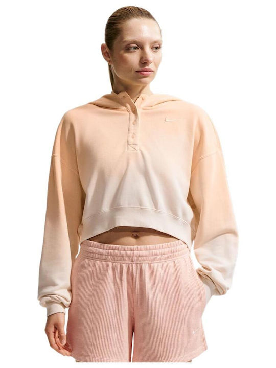Sportswear Phoenix Long Women's Sweatshirt Hooded Orange