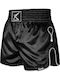 Σορτσάκι Muay Thai 8 Weapons Mongkol Black White