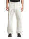 Pantaloni De Blugi Pentru Bărbați Cu Croială Relaxed Straight Ecru