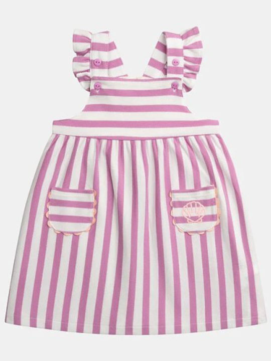 Dpam Girls Dress Sleeveless White