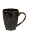 Koopman Keramiktasse Schwarze 370ml