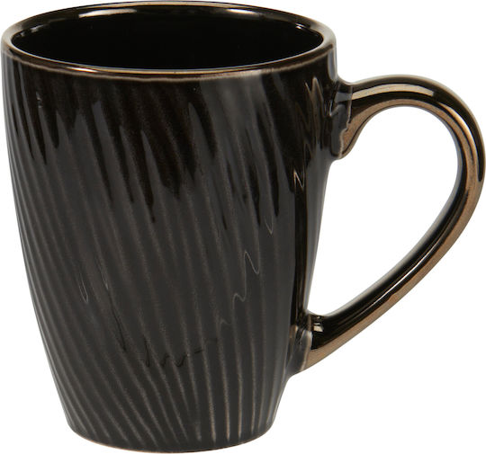 Koopman Keramiktasse Schwarze 370ml