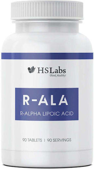 HS Labs R-ala Алфа Липоева Киселина 100mg Добавка за Стрес 90 Таблетки