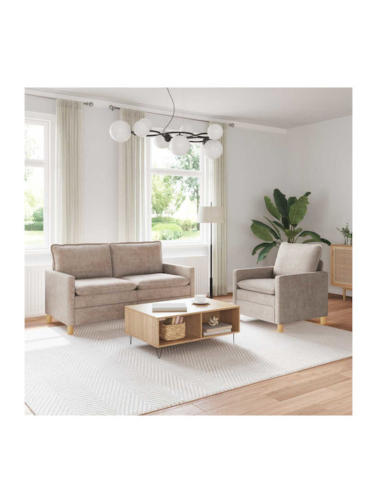 vidaXL Wohnzimmermöbel-Set 2-Sitzer & Sessel
