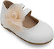 Gorgino Christening Leather Pumps White 2368-Wh...