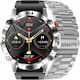 Gravity GT20-2 Smartwatch mit Herzfrequenzsensor (Schwarz)