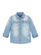 Kids Shirt Long-Sleeved Denim Light Blue