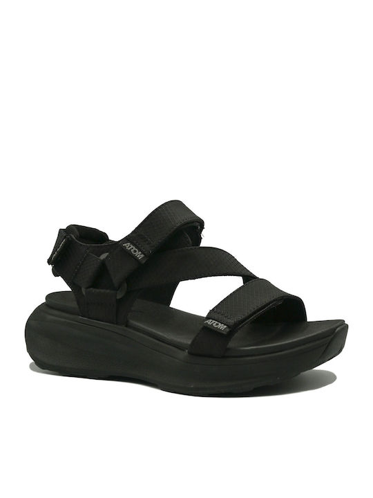 Atom Anatomic Black Sandals
