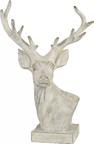 Decorative Sculpture Hart Deer P063 42x16.5x63.5cm