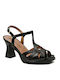 Damen Sandalen Aus Leder Anatomisch Schwarz