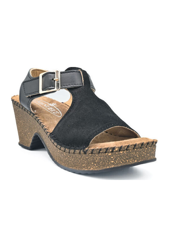 Leather Anatomic Orange Sandals