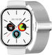 Gravity GT43-2 47mm Smartwatch με Παλμογράφο (Gray/Silver)