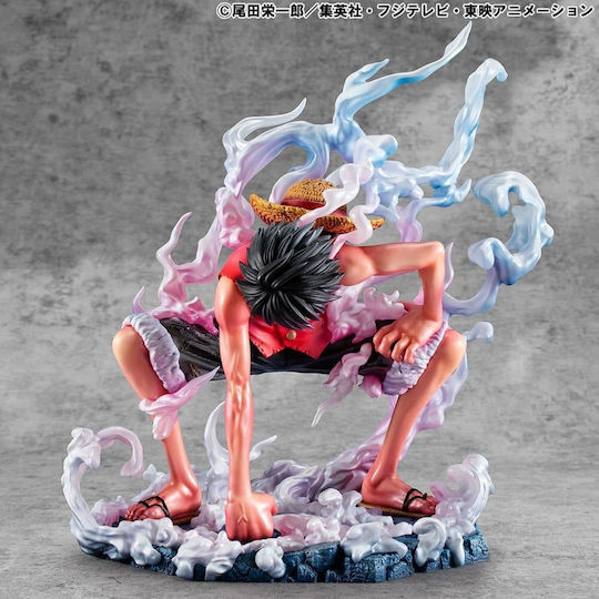 Megahouse One Piece One Piece P.o.p Monkey D Luffy Gear 2 Limited Edition Action Figure 19cm