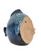 Koopman Dekoratives Fisch aus Porzellan 20,5x11,5x19cm