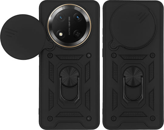Husă Ring Armor Campro Sonique Honor Magic7 Lite 5G Neagră