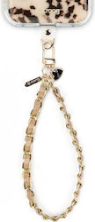 Crong Phone Charm Lanyard Phone Pendant Beige Twist Crgphch17