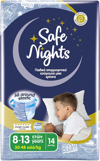 Safe Nights Scutece chiloțel pentru 30-48kg 84 buc