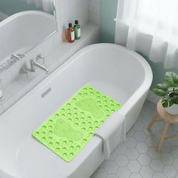 Alista Home Antiderapant Cada De Baie Cu Ventuze Verde 37x68cm Alista Home Antiderapant Cada De Baie Cu Ventuze Verde 37x68cm