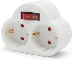 Alista Home Power Strip 2 Sockets with Switch Alista Home Power Strip 2 Sockets with Switch