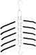 Relaxdays Clothes Hanger Black 10037733