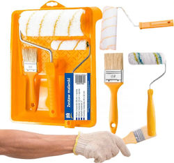 Painting Set 2 Rollers Brush 24x32 Cm Tray