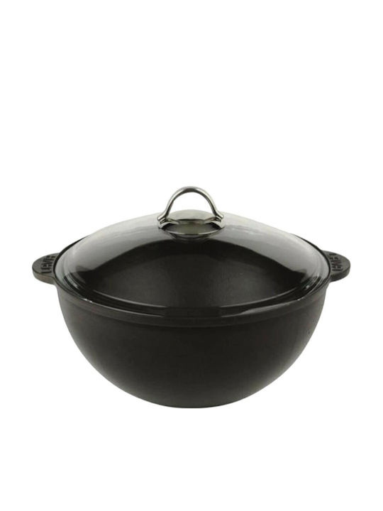 Lava Tiefer Gusseisen Topf aus Gusseisen 30cm