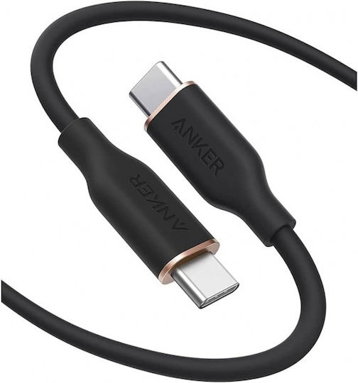 Cablu Date Încărcare USB-C USB-C Anker Powerline III 100W 0.9m Negru Recondiționat A8552H11