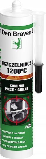 Fire Sealant Stoves Fireplaces Black 310 Ml