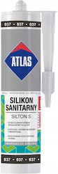 Atlas Flexible Sanitary Silicone 280 Ml Graphite