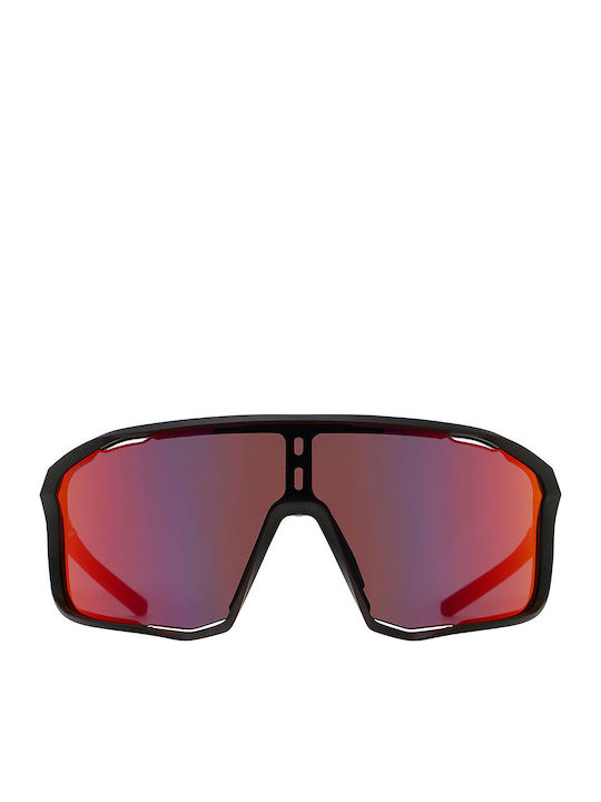 Red Bull Spect Unisex Sonnenbrillen mit Schwarzem Rahmen und Schwarzen Gläsern RUMBLE-005