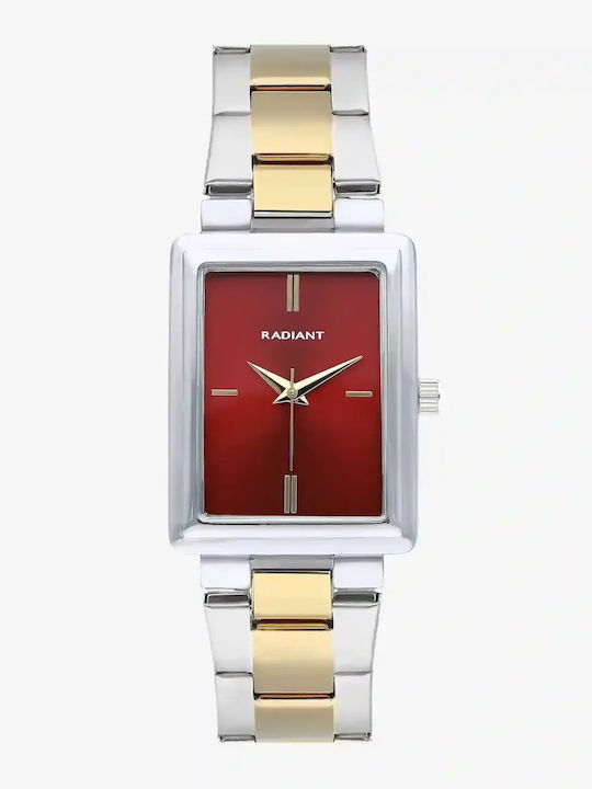 Radiant Damenuhr 28mm Batterie mit Rotes Metall...