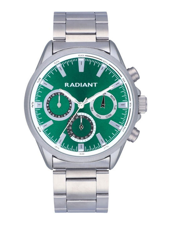 Radiant Ανδρικό Ρολόι 44mm Μπαταρίας με Πράσινο...