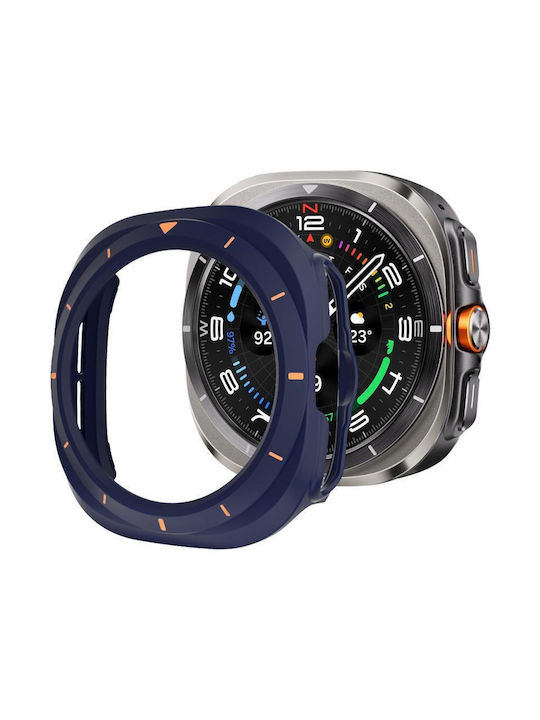 Samsung Galaxy Watch Ultra Ultra 2025 Xdfind Scale Frame Pc Hollow Watch Cover Midnight Blue + Orange Xdfind
