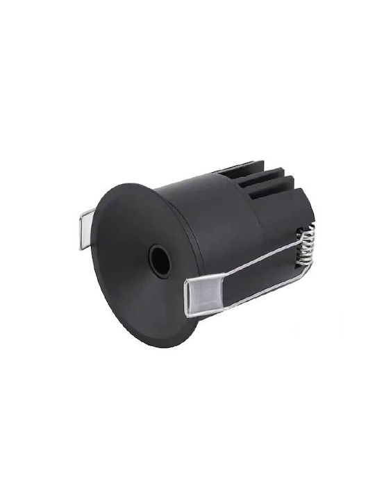 Inlight Downlight Decken- und Wandleuchte in Schwarz Farbe