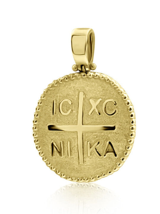 Chrilia Μενταγιόν Κωνσταντινάτο Χρυσό 9K