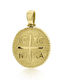 Chrilia Pendant Kids Charm Constantine Coin Gold 9K me2344