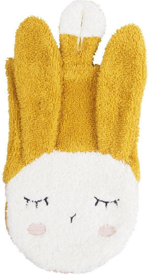 Kikadu Baby Bath Glove Organic Yellow