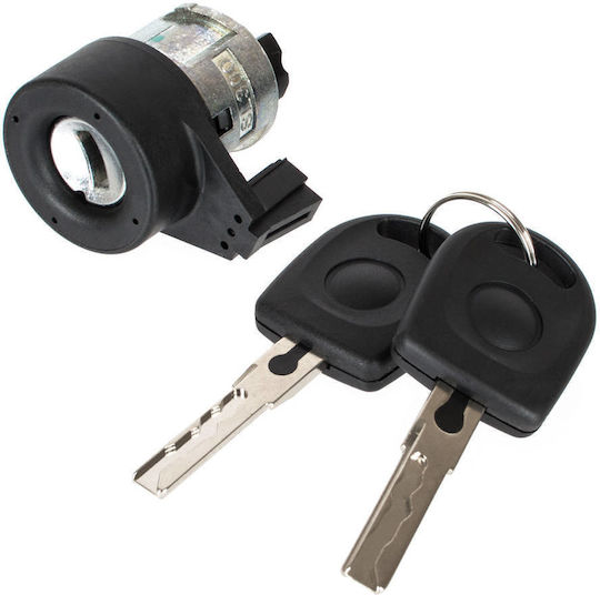 Vw Polo V 09-14 Ignition Lock Cylinder + 2 Keys Set