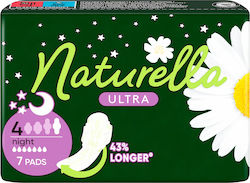 Naturella Naturella Hygienepads mit Flügeln Nacht 7 Stück