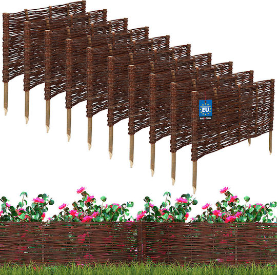 Kotarbau Gardă Viu De Grădină În Culoare Bej 60x30cm 10 Bucăți